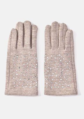 Crystal Pattern Gloves & Hat Set