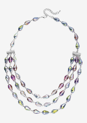 Simulated Layered Necklace
