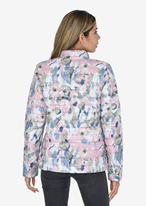 Reversible Flower Pattern Padded Jacket