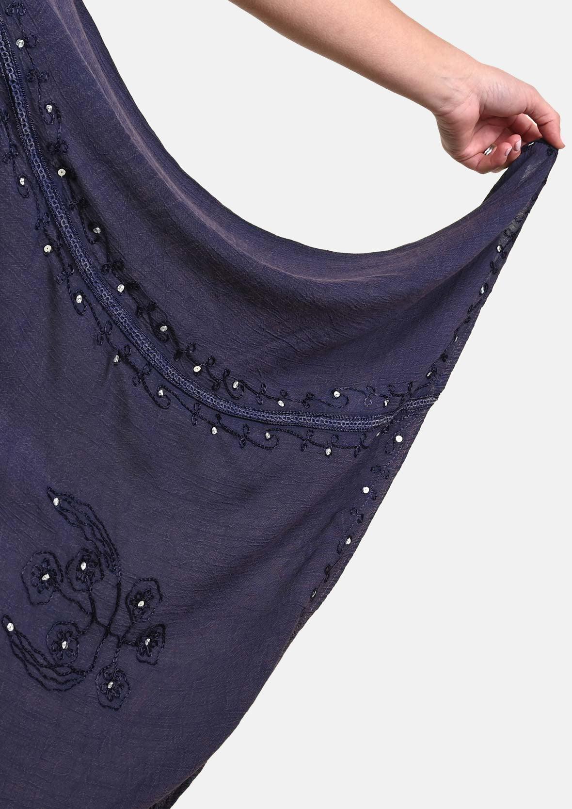 Sequin Embroidered Umbrella Dress