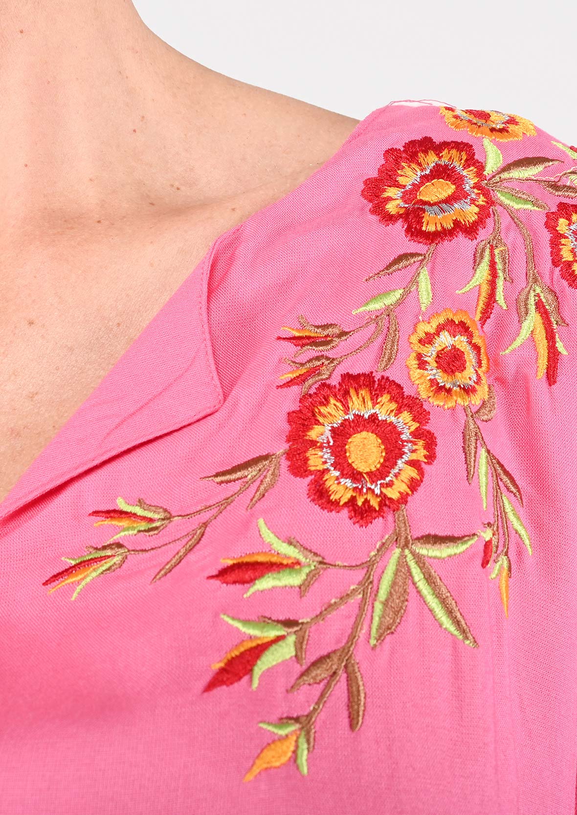 Floral Embroidered Tunic