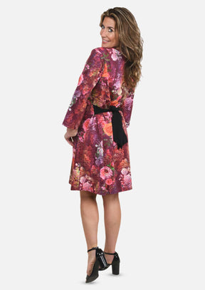 Floral Dress With Back Tie