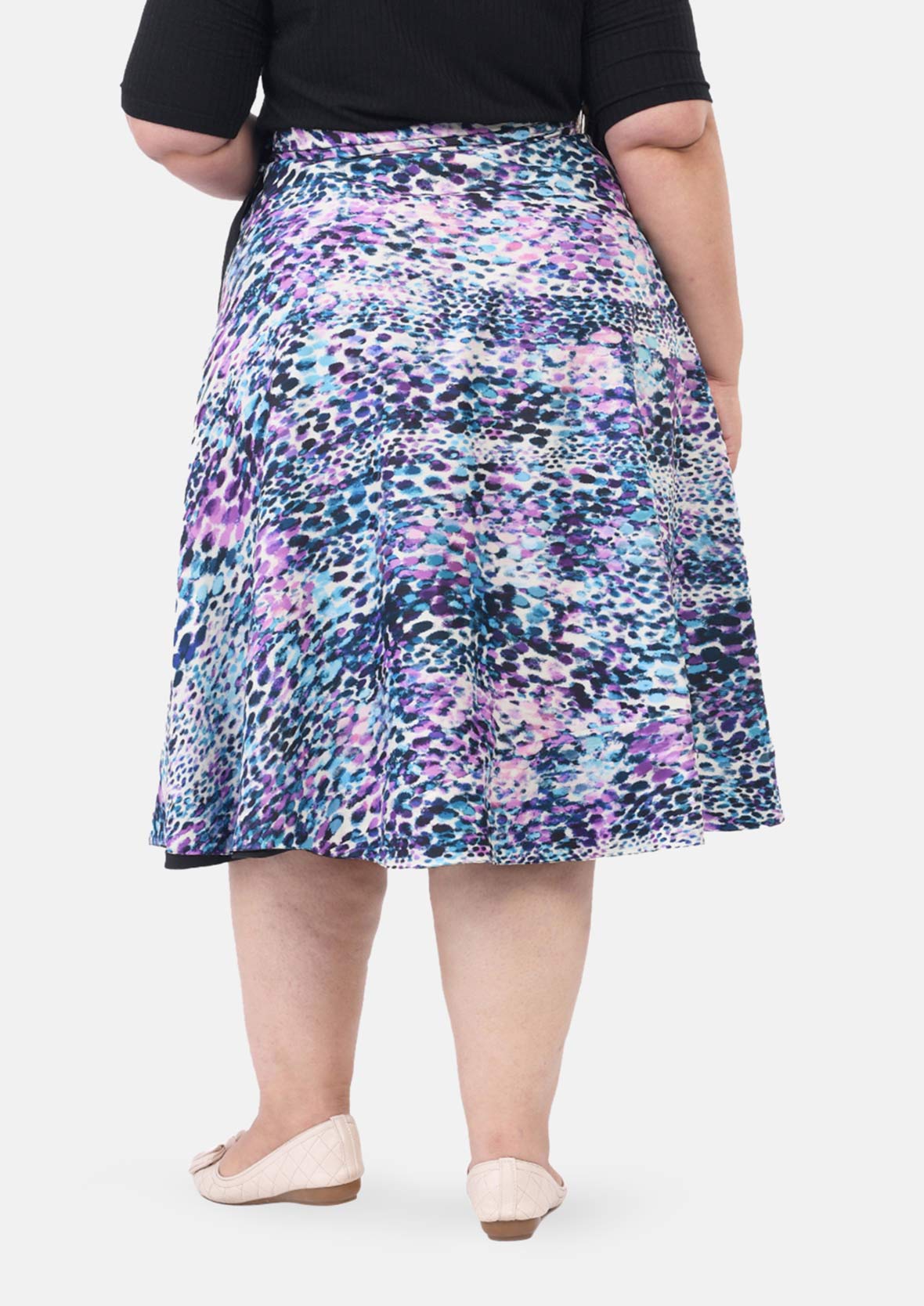 Floral Jungle Print Reversible Skirt