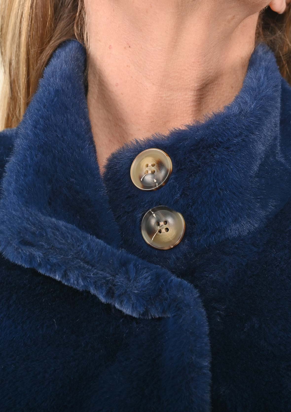 Luxurious Faux Fur Long Coat