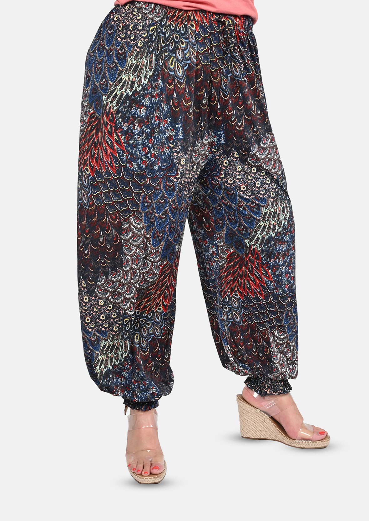 Tie-Front High Rise Pants