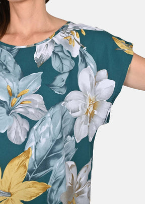 Floral Print Tunic Dress