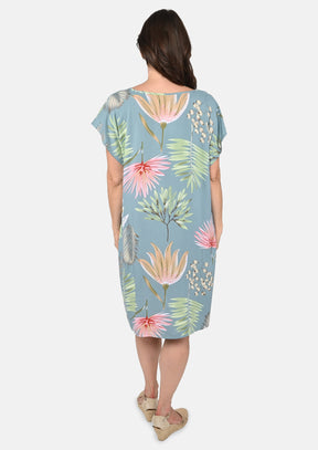 Floral Print Tunic Dress