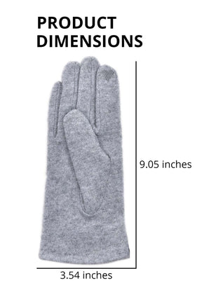 Warm and Cozy Cashmere Wool Gloves- Touch Screen compatible